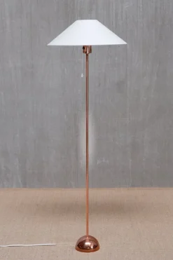 Pamono Scandinavian Modern Copper G01 Floor Lamp from Bergboms, Sweden, 1960s> Floor Lamps