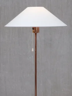 Pamono Scandinavian Modern Copper G01 Floor Lamp from Bergboms, Sweden, 1960s><noscript><img width=