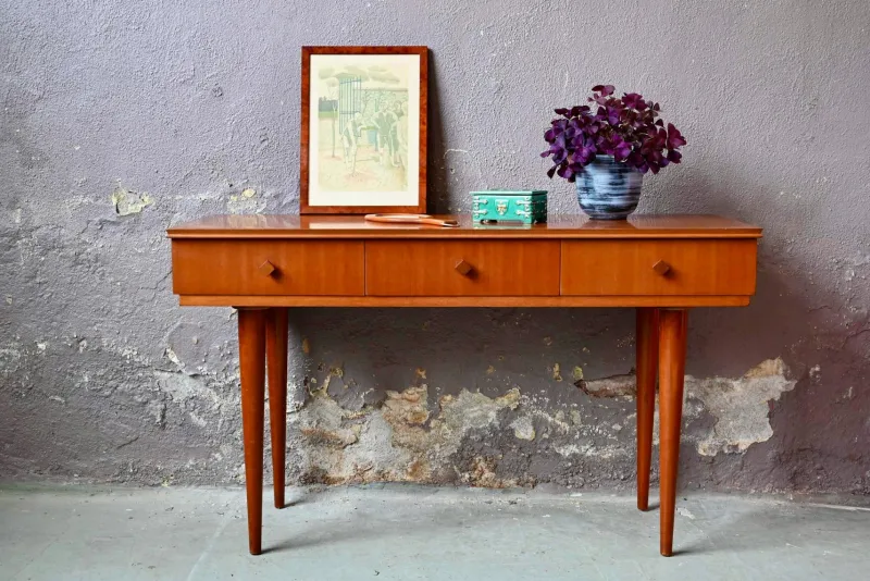 Discount Pamono Scandinavian Modern Desk or Console with Drawers, 1960s