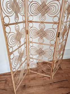 Pamono Scandinavian Modern Room Divider in Rattan by Josef Frank, Sweden, 1960s> Room Dividers & Screens