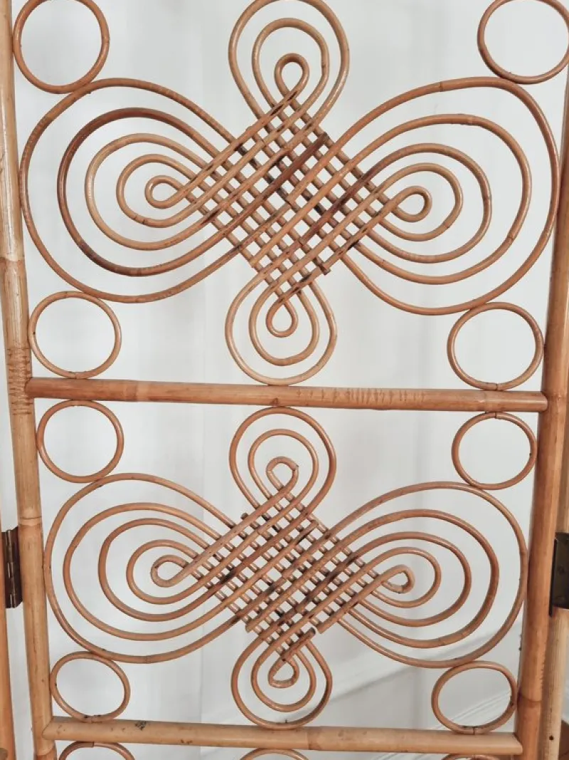 Pamono Scandinavian Modern Room Divider in Rattan by Josef Frank, Sweden, 1960s> Room Dividers & Screens