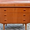 Clearance Pamono Scandinavian Modern Secretary Desk in Teak from Svegards Markaryd