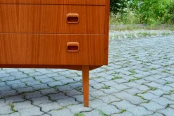 Clearance Pamono Scandinavian Modern Secretary Desk in Teak from Svegards Markaryd
