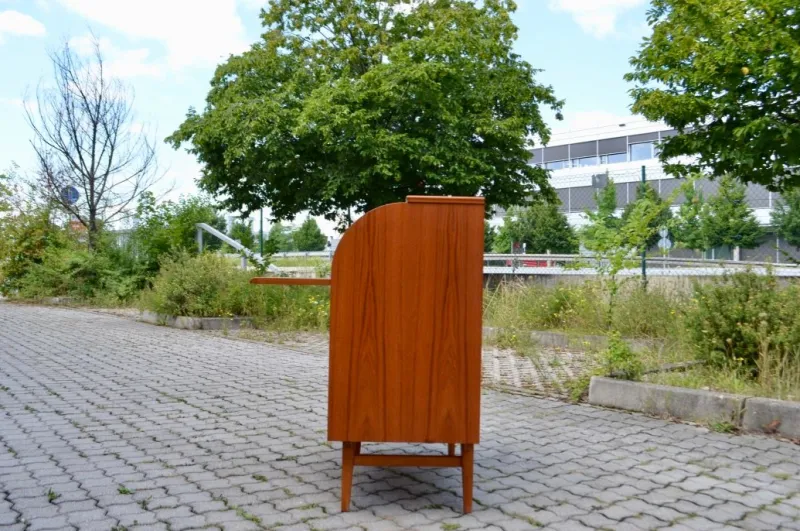 Clearance Pamono Scandinavian Modern Secretary Desk in Teak from Svegards Markaryd