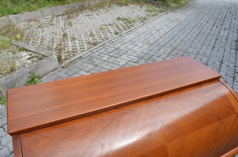 Clearance Pamono Scandinavian Modern Secretary Desk in Teak from Svegards Markaryd