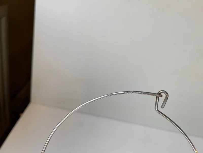 Pamono Scandinavian Modern Silver and Amber Necklace and Armring by Niels Erik, 1960s, Set of 2