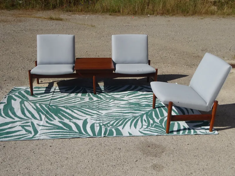 Pamono Scandinavian Modular Living Room Set by Gunnar Sørlie for Karl Sørlie and Sønner, 1960s, Set of 4> Living Room Sets