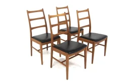 Discount Pamono Scandinavian Oak Chairs, 1960, Set of 4