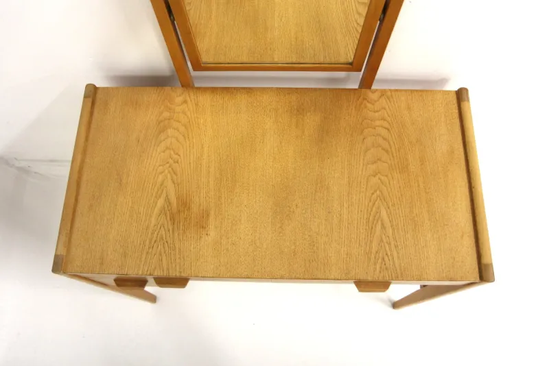 New Pamono Scandinavian Oak Dressing Table, Sweden, 1960s