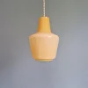 Pamono Scandinavian Opaline Pendant Light, 1960s> Ceiling Lights