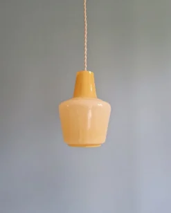 Pamono Scandinavian Opaline Pendant Light, 1960s><noscript><img width=