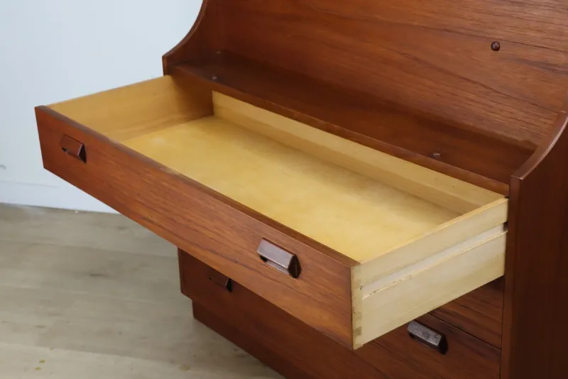 Pamono Scandinavian Secretary by Børge Mogensen for Søborg Møbelfabrik, 1960s> Secretaires