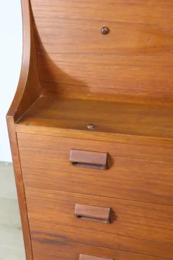 Pamono Scandinavian Secretary by Børge Mogensen for Søborg Møbelfabrik, 1960s><noscript><img width=