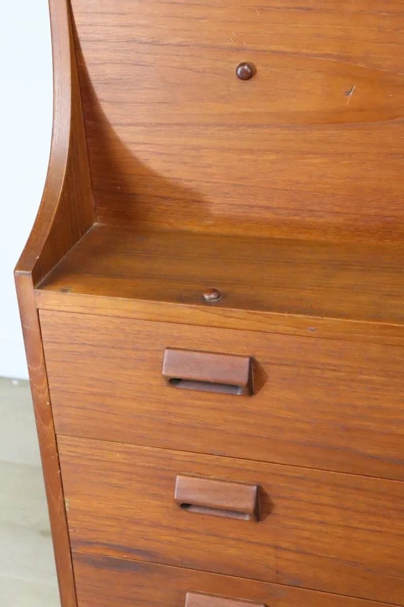 Pamono Scandinavian Secretary by Børge Mogensen for Søborg Møbelfabrik, 1960s> Secretaires
