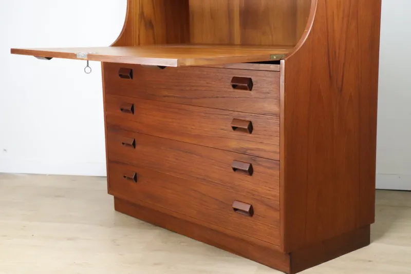 Pamono Scandinavian Secretary by Børge Mogensen for Søborg Møbelfabrik, 1960s> Secretaires