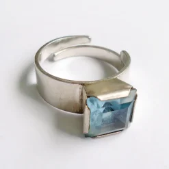 Hot Pamono Scandinavian Silver Ring NSE 1975 by Nils-Eric Södermark, 1970s