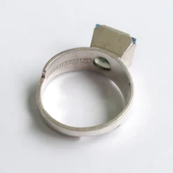 Hot Pamono Scandinavian Silver Ring NSE 1975 by Nils-Eric Södermark, 1970s
