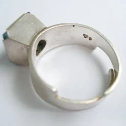 Hot Pamono Scandinavian Silver Ring NSE 1975 by Nils-Eric Södermark, 1970s