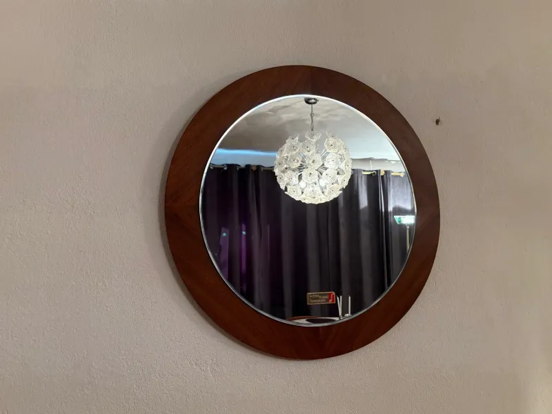 Online Pamono Scandinavian Style Crystal Mirror, Germany, 1970s