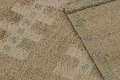 Sale Pamono Scandinavian Style Kilim Rug in Beige with Geometric Patterns from R&K Principal Jahanshah Nazmiyal
