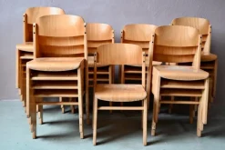 Online Pamono Scandinavian Style Light Wood Children's Chairs, Set of 20