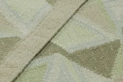 Best Pamono Scandinavian Style Rug in Light Green with Geometric Patterns from R&K Principal Jahanshah Nazmiyal