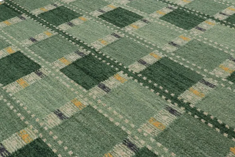 Sale Pamono Scandinavian Style Rug in with Geometric Patterns from R&K Principal Jahanshah Nazmiyal