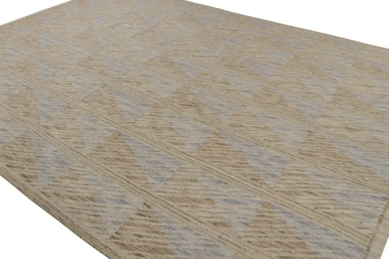 Online Pamono Scandinavian Style Rug in Geometric Patterns from R&K Principal Jahanshah Nazmiyal