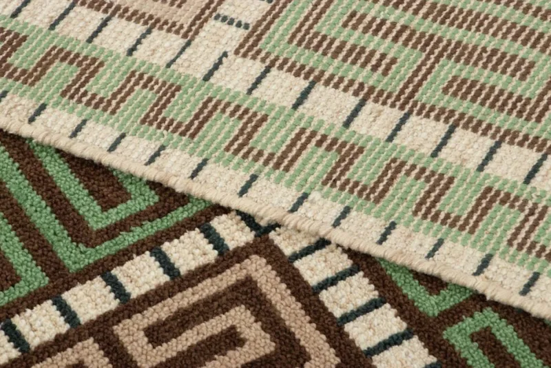 New Pamono Scandinavian Style Rug with Geometric Patterns from R&K Principal Jahanshah Nazmiyal