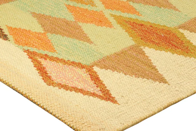 Online Pamono Scandinavian Style Rug with Geometric Patterns from R&K Principal Jahanshah Nazmiyal