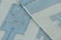 Outlet Pamono Scandinavian Style Rug with Blue Geometric Patterns from R&K Principal Jahanshah Nazmiyal