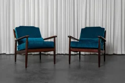 Pamono Scandinavian Teak Armchairs, 1960, Set of 2> Lounge Chairs & Armchairs