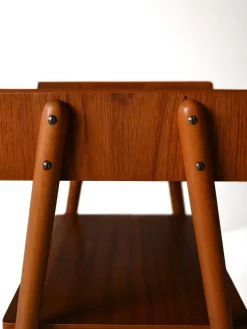 Pamono Scandinavian Teak Bedside Tables with Hidden Drawer, 1960s, Set of 2><noscript><img width=