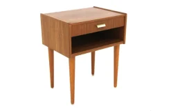 Pamono Scandinavian Teak Bedside Table, 1960s> Nightstands