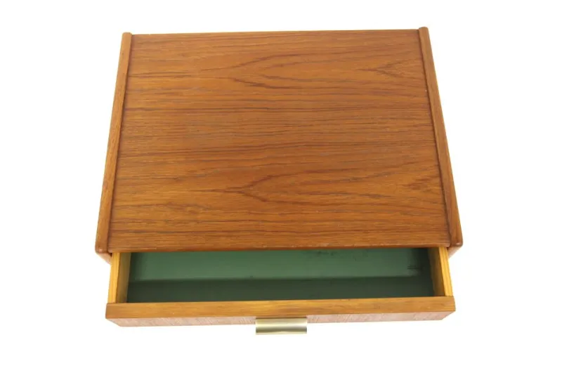 Pamono Scandinavian Teak Bedside Table, 1960s> Nightstands