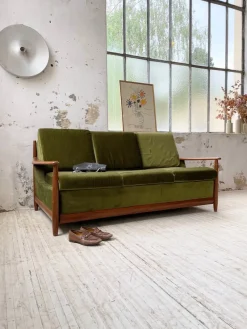 New Pamono Scandinavian Teak Bench, 1950s