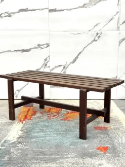 Pamono Scandinavian Teak Bench, 1960s><noscript><img width=