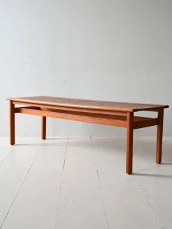 Discount Pamono Scandinavian Teak Bench, 1960s