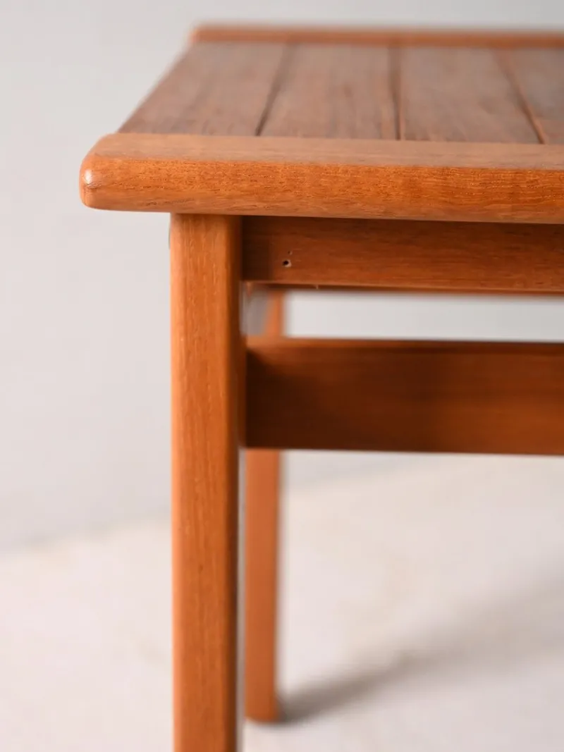 Discount Pamono Scandinavian Teak Bench, 1960s