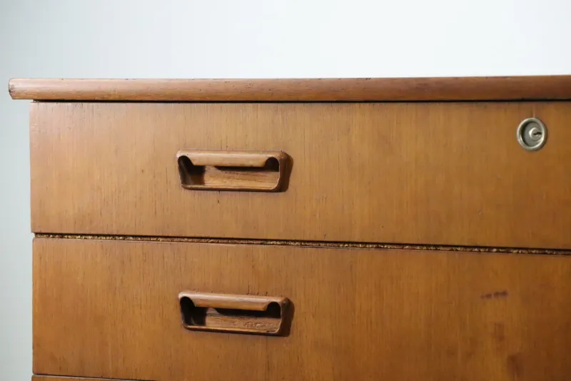 Pamono Scandinavian Teak Chest of Drawers, 1960s> Dressers, Commodes & Chests