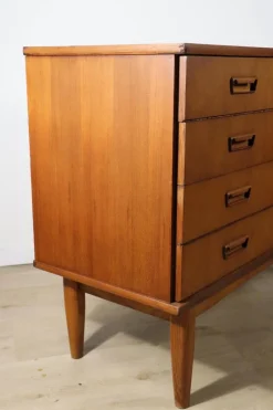 Pamono Scandinavian Teak Chest of Drawers, 1960s><noscript><img width=
