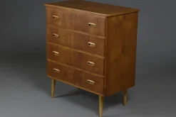 Pamono Scandinavian Teak Chest of Drawers, 1960s><noscript><img width=