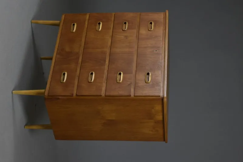 Pamono Scandinavian Teak Chest of Drawers, 1960s> Dressers, Commodes & Chests
