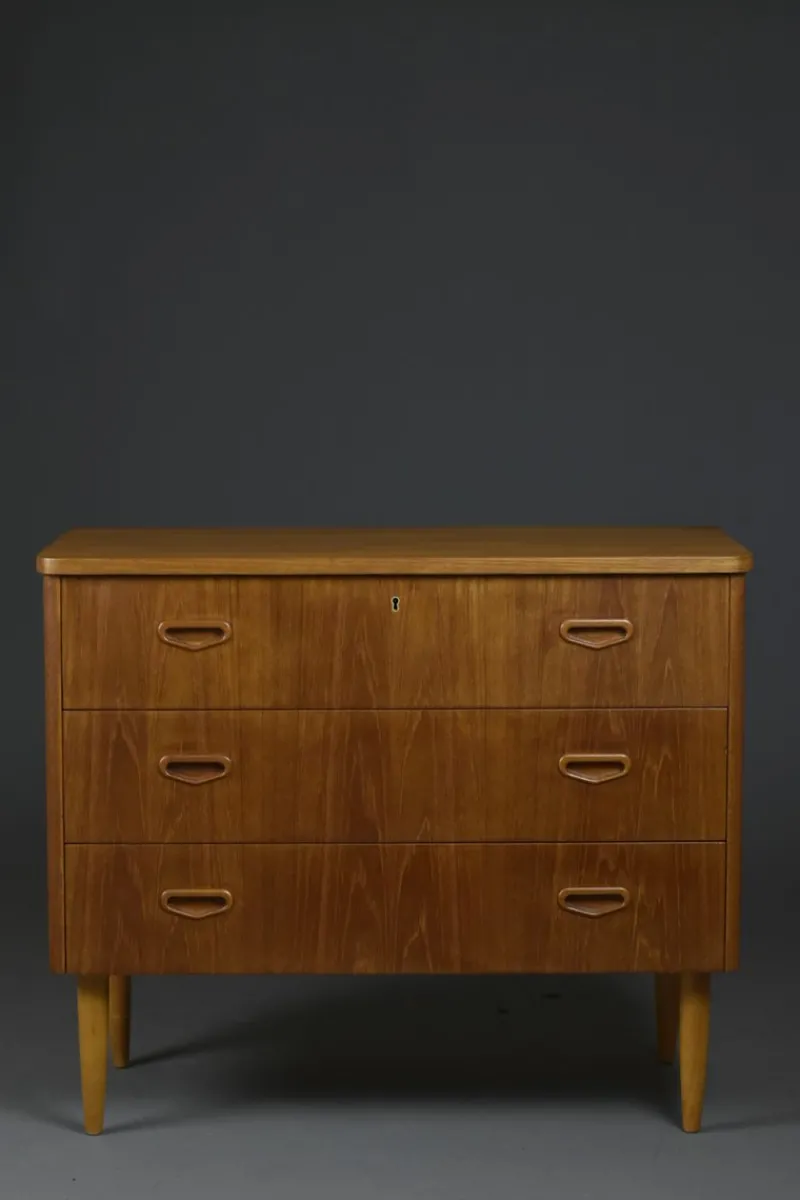 Online Pamono Scandinavian Teak Chest of Drawers, 1960s