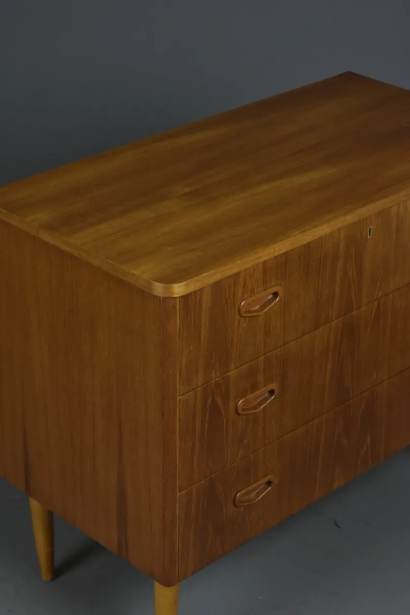 Online Pamono Scandinavian Teak Chest of Drawers, 1960s