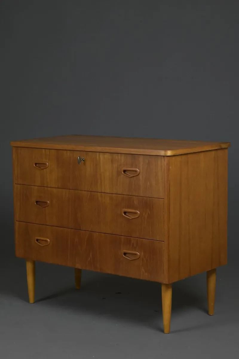 Online Pamono Scandinavian Teak Chest of Drawers, 1960s