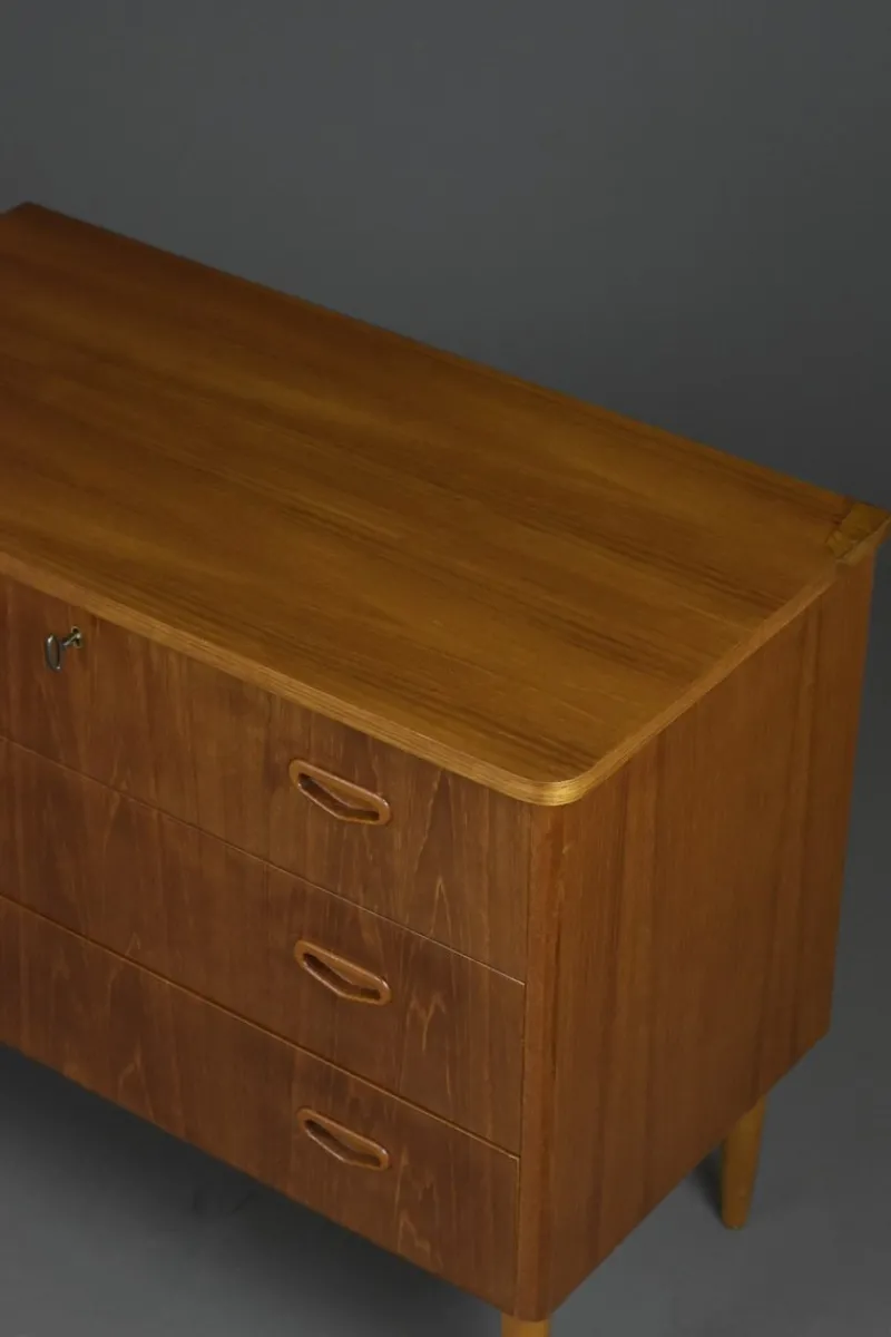 Online Pamono Scandinavian Teak Chest of Drawers, 1960s