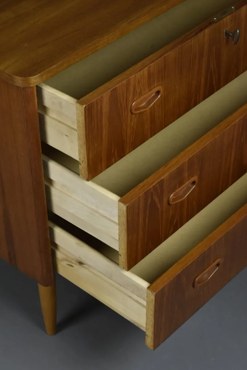 Online Pamono Scandinavian Teak Chest of Drawers, 1960s