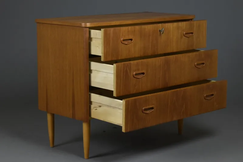 Online Pamono Scandinavian Teak Chest of Drawers, 1960s