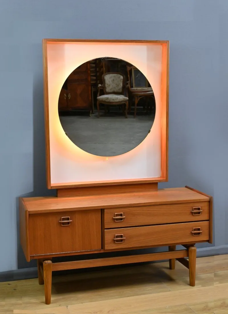 Discount Pamono Scandinavian Teak Dressing Table, 1960s